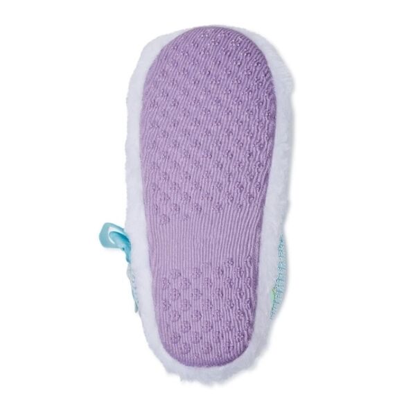 Baby Girls Disney's Frozen Slipper Bootie Faux Fur Shoe Size 5/6 - Picture 6 of 6